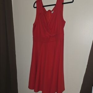 Grace Karin Elegant Red Midi Dress